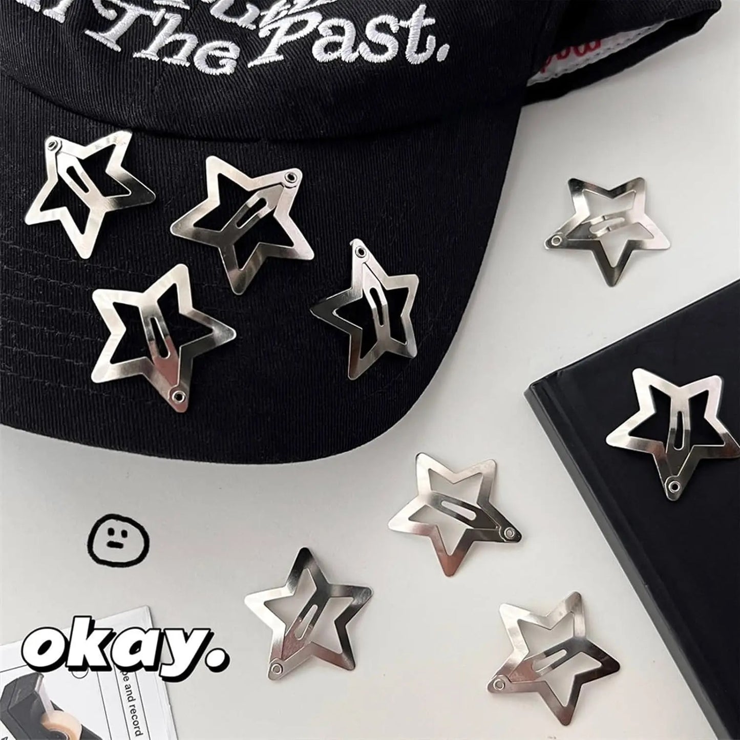 Star hair clips ( 10 pieces)