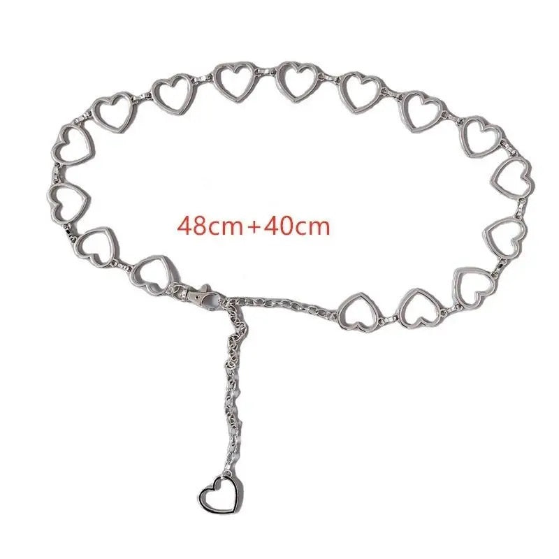 Heart waist chain